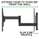 QLF425, Extends over 25" from wall